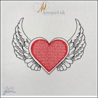 Freebie Friday Heart with Wings